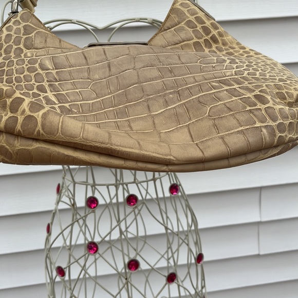 Desmo made in Italy beautiful croco leather hobo bag In great condition - Picture 5 of 6